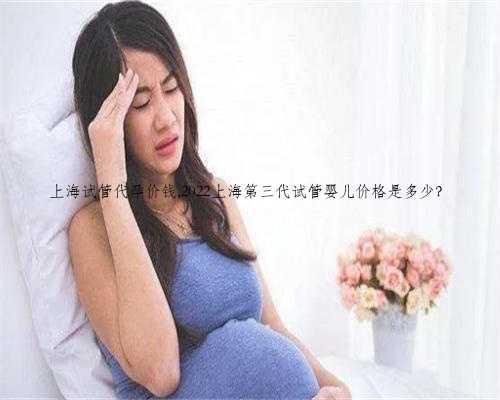上海试管代孕价钱,2022上海第三代试管婴儿价格是多少？