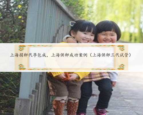 上海捐卵代孕包成，上海供卵成功案例（上海供卵三代试管）