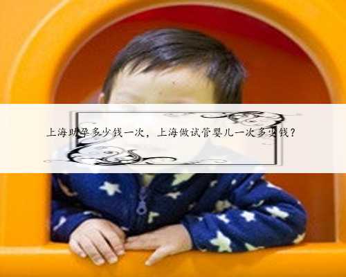 上海助孕多少钱一次，上海做试管婴儿一次多少钱？